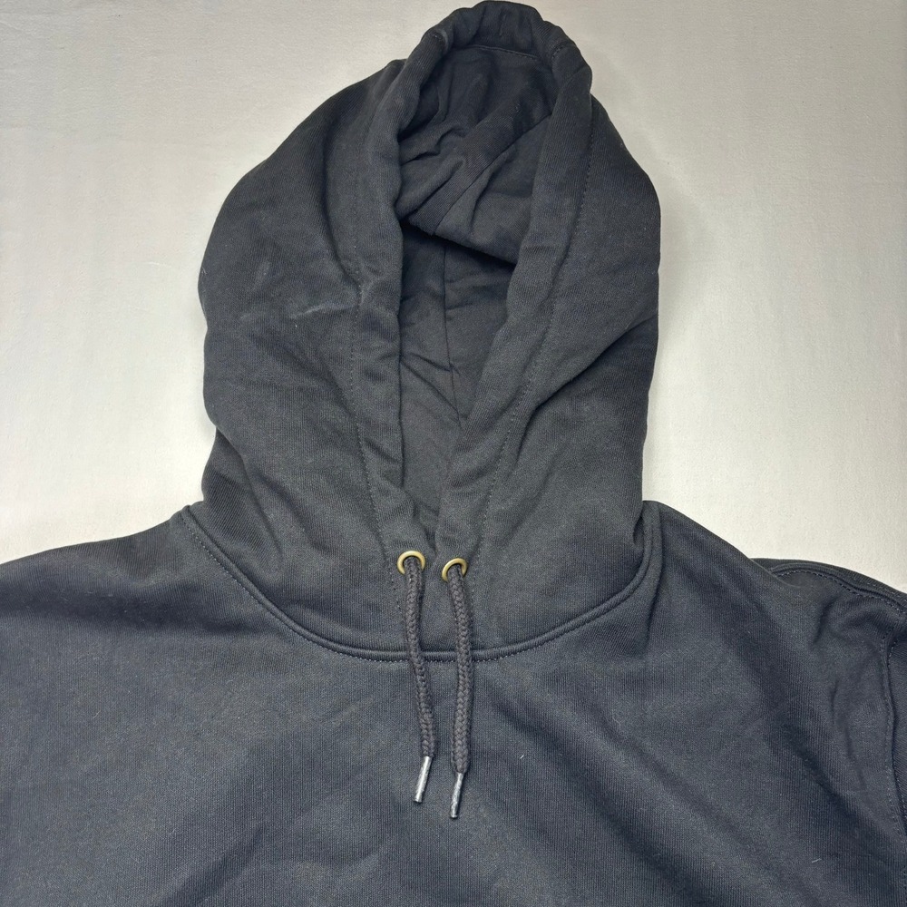 Carhartt Hoodie Rain Defender Mens Medium Black Paxton Heavy Loose Fit TS0615 - Picture 2 of 10
